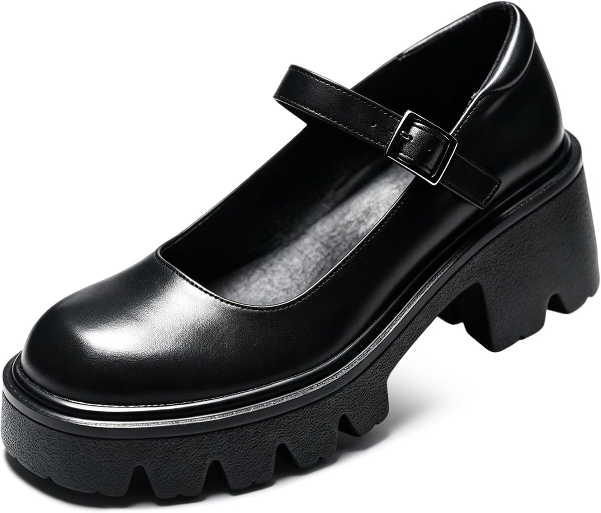 The Platform Mary Jane — Noir Smooth