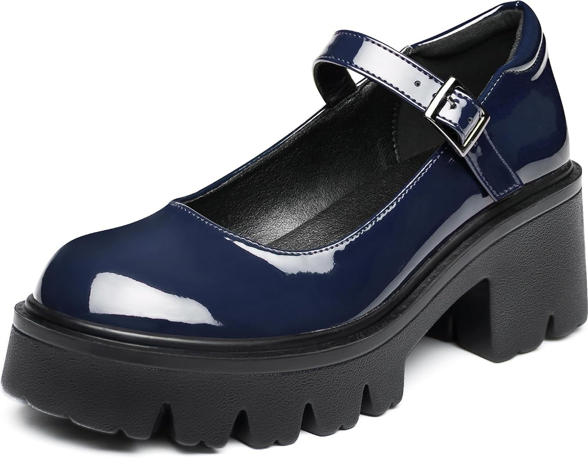 The Platform Mary Jane — Midnight Blue