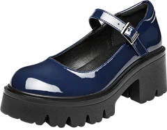 The Platform Mary Jane — Midnight Blue