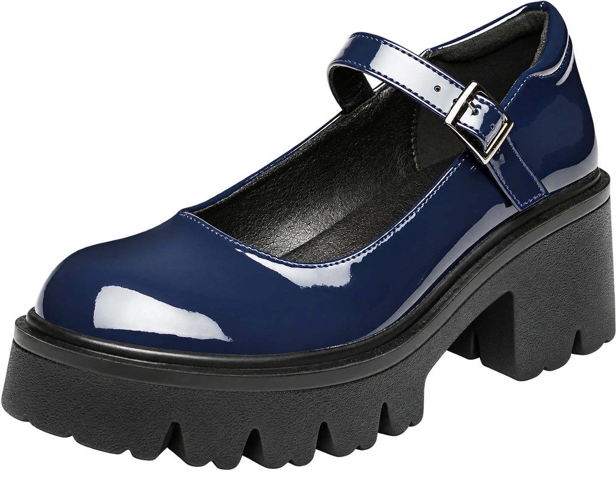 The Platform Mary Jane — Midnight Blue