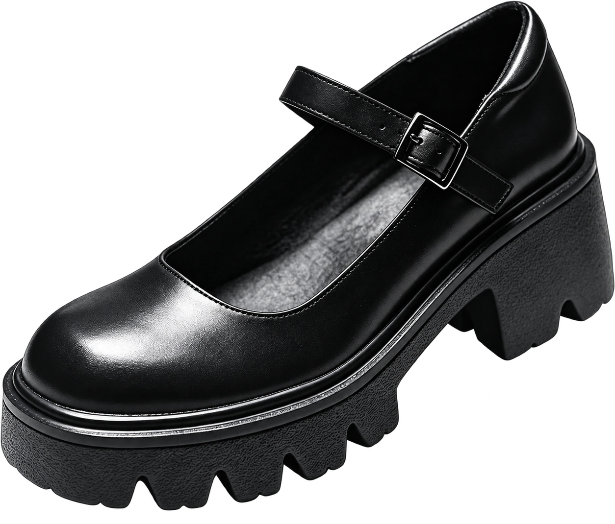 The Platform Mary Jane — Noir Smooth